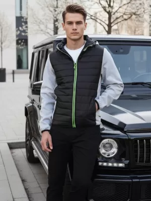 Férfi dzseki DSTREET TX4402 VILÁGOSSZÜRKE