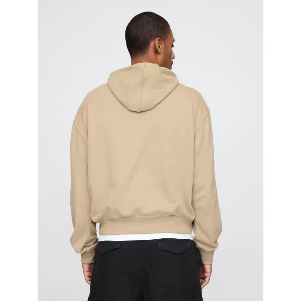 Férfi pulóver GAP LOGO PULLOVER HOODIE 744731-01 KHAKI 