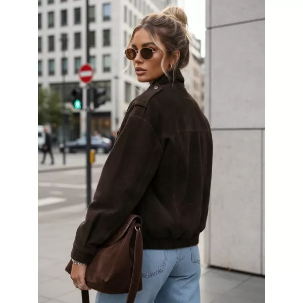  Női kabát DSTREET TY5577 BARNA 