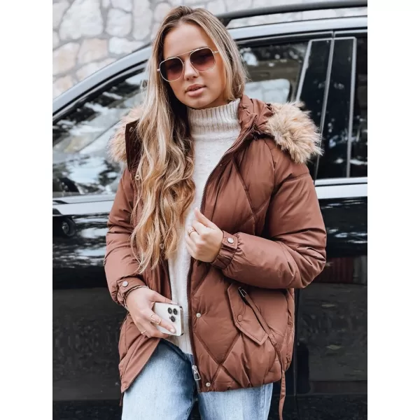  Női kabát DSTREET TY5231 BARNA 