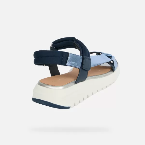  Női szandál GEOX FLEXTRIDE S G013068 KÉK 