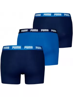 Férfi boxerek PUMA MEN EVERYDAY BOXER 3P 938327-04 KÉK KOMBÓ