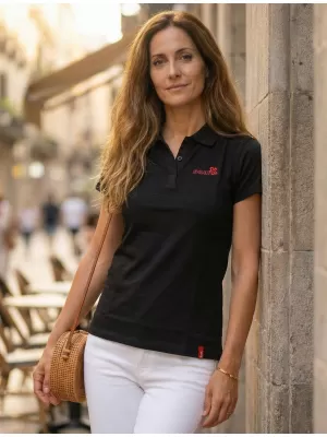 Női póló SAM 73 WT 151 FEKETE