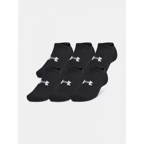  Zokni UNDER ARMOUR UNISEX UA TC NO SHOW (3 PÁRY) 1386313-001 FEKETE 