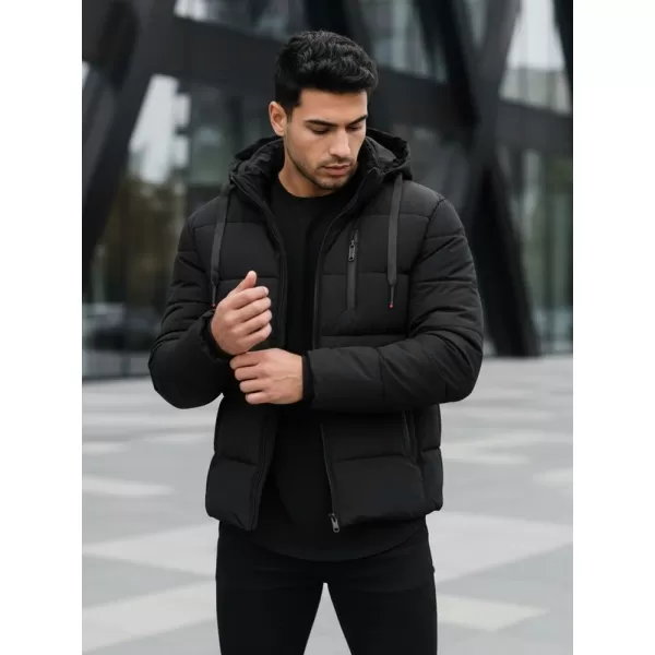  Férfi dzseki DSTREET TX5117 FEKETE 