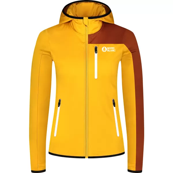  Női powerfleece pulóver NORDBLANC RIVA NBWFL8292 BOROSTYÁN 