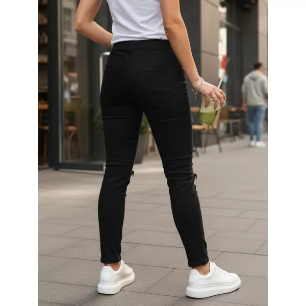  Női nadrág DSTREET UY2857 FEKETE 