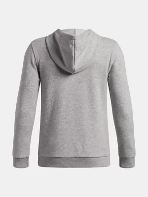 Fiú pulóver UNDER ARMOUR UA RIVAL LW 1/4 ZIP HOODIE 6009316-011 SZÜRKE