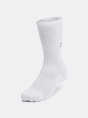 Zokni UNDER ARMOUR UNISEX UA TC CREW (3 PÁRY) 1386311-100 FEHÉR
