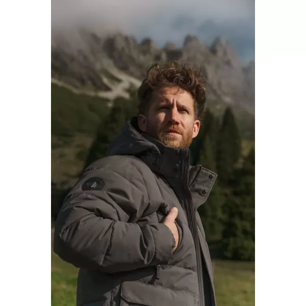  Férfi téli kabát NORDBLANC FYRN NBWJM8257 SZÜRKE 