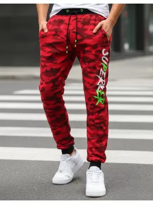 Férfi nadrág DSTREET UX3514 PIROS