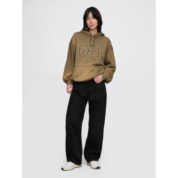  Férfi pulóver GAP LOGO PULLOVER HOODIE 745166-00 KAKUKKFŰ 