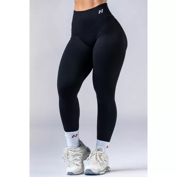  Magas derekú push-up leggings POWER 888 BLACK Nebbia 