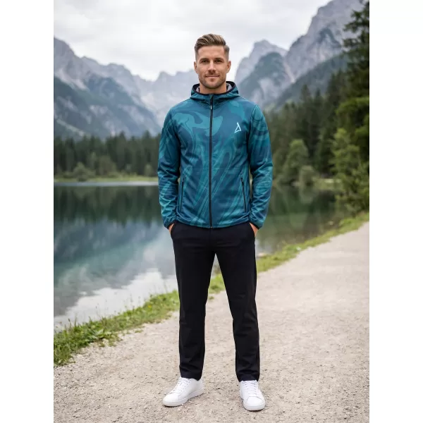  Férfi prémium softshell kabát ALTISPORT VOJ/ALM072JACK01 KEROZIN 