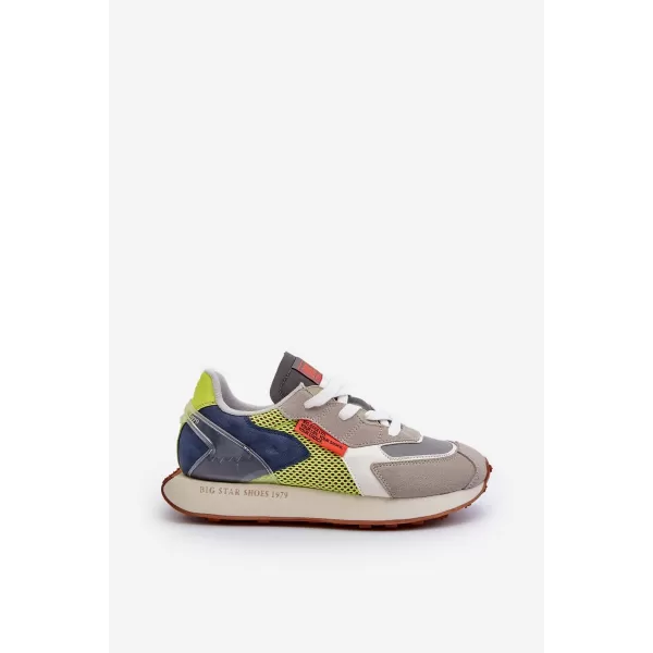  Férfi tornacipő BIG STAR NN174344 GREY Big Star Shoes 