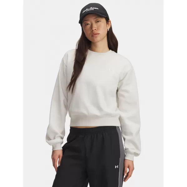  Női pulóver UNDER ARMOUR UA ICON VIDA FLC CREW FEHÉR 