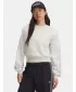 Női pulóver UNDER ARMOUR UA ICON VIDA FLC CREW FEHÉR