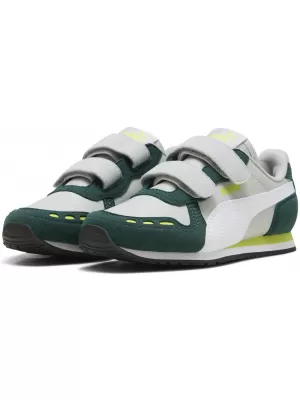 Gyerekcipők PUMA CABANA RACER SL 20 V PS 383730-19 VILÁGOSSZÜRKE/FEHÉR/SÖTÉT MIRTUSZ