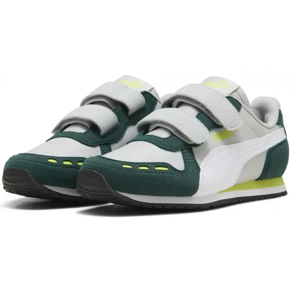  Gyerekcipők PUMA CABANA RACER SL 20 V PS 383730-19 VILÁGOSSZÜRKE/FEHÉR/SÖTÉT MIRTUSZ 