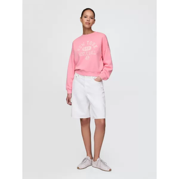  Női pulóver GAP LOGO SWEATSHIRT 548299-20 RÓZSASZÍN LEHET 