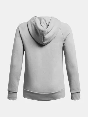Fiú pulóver UNDER ARMOUR UA RIVAL FLEECE BL HOODIE 1379791-011 SZÜRKE