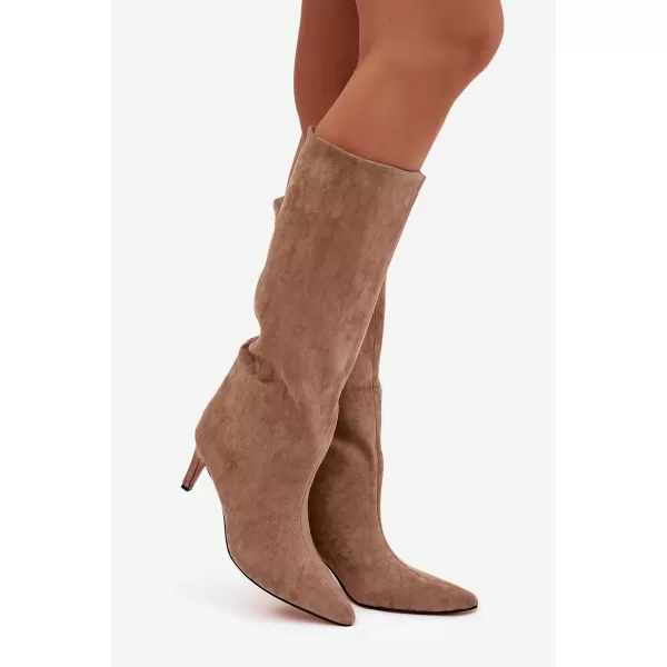  Női csizma BOTO JEHLU 40518 BROWN BARNA 