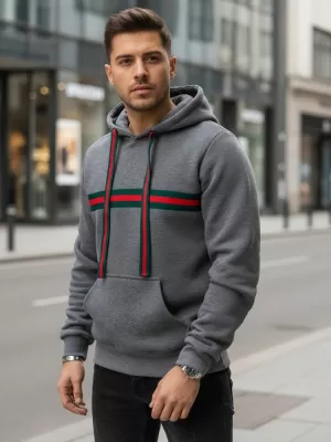 Férfi pulóver DSTREET BX5937 SZÜRKE