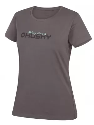 Női póló HUSKY TEE HIKE L SZÜRKE