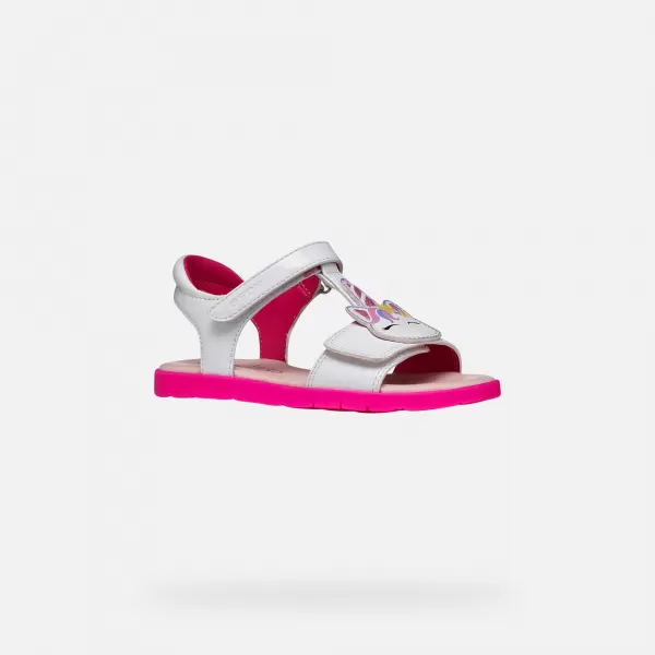  Lány szandál GEOX JOYFOOT J65P1C000HHC1441 FEHÉR 