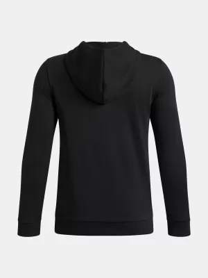 Fiú pulóver UNDER ARMOUR RIVAL LW 1/4 ZIP HOODIE 6009316-001 FEKETE