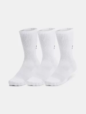 Zokni UNDER ARMOUR UNISEX UA TC CREW (3 PÁRY) 1386311-100 FEHÉR