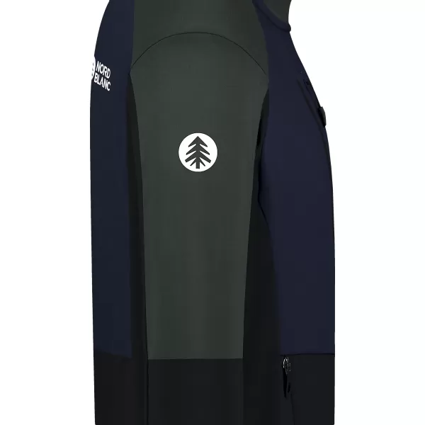  Férfi powerfleece pulóver NORDBLANC GROAN NBWFM8282 FEKETE 