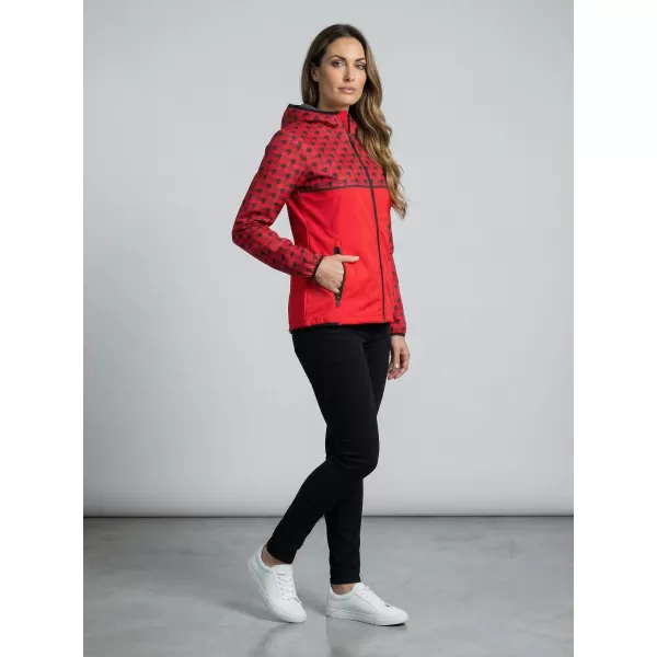  Női prémium softshell kabát ALTISPORT VOJ/ALW048JACK01 PIROS 