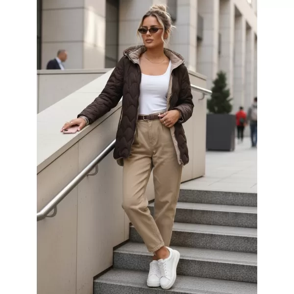  Női kabát DSTREET TY5623 BARNA 