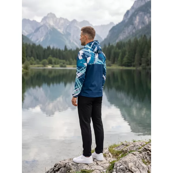  Férfi prémium softshell kabát ALTISPORT VOJ/ALM039JACK01 SÖTÉTKÉK 