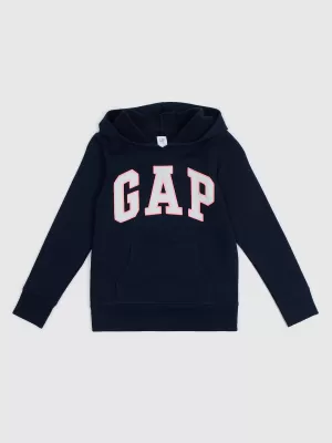 Gyermek pulóver GAP PULLOVER LOGO HOODIE 849381-10 KÉK GALAXIS