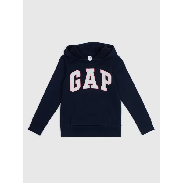  Gyermek pulóver GAP PULLOVER LOGO HOODIE 849381-10 KÉK GALAXIS 