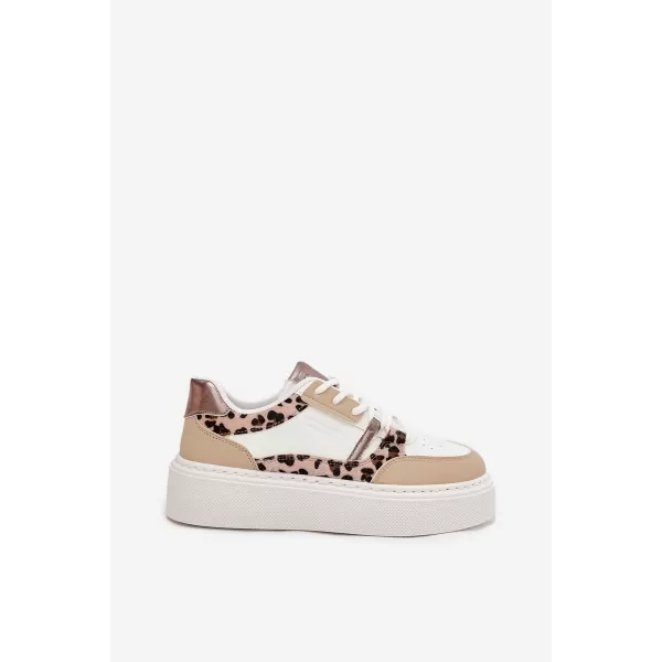  Női tornacipő BIG STAR SS274357 WHITE/BEGE Big Star Shoes 