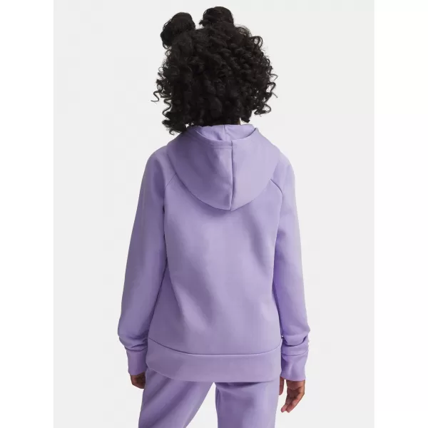  Lány pulóver UNDER ARMOUR UA RIVAL FLC SHIMMER HDY 6004118-538 LILA 