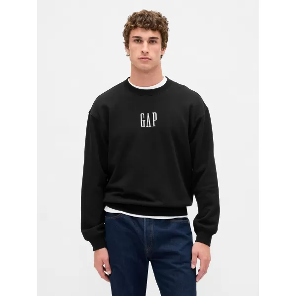  Férfi pulóver GAP LOGO SWEATSHIRT 821273-08 IGAZ FEKETE 