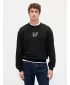 Férfi pulóver GAP LOGO SWEATSHIRT 821273-08 IGAZ FEKETE