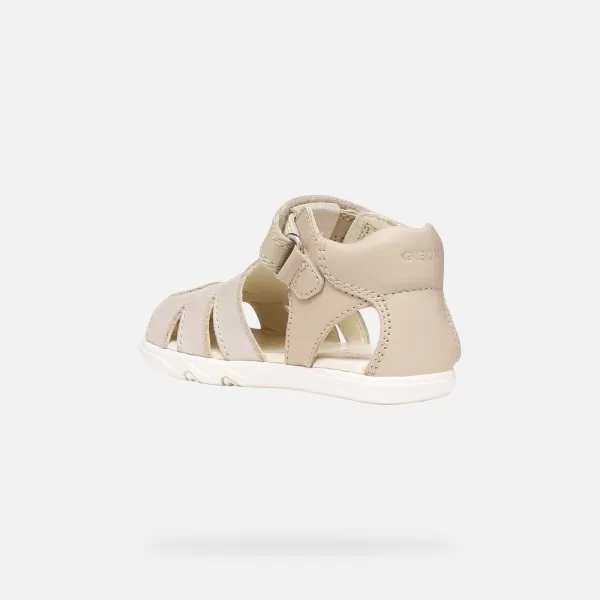  Lány szandál GEOX SANDAL STEPPIEUP B656QA0CR85C5000 BÉZS 