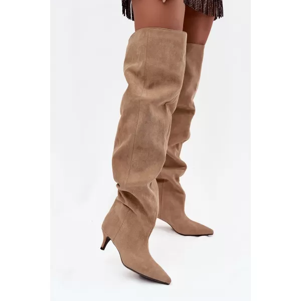  Női csizma BOTO YSOLIENNE 39874 KHAKI 