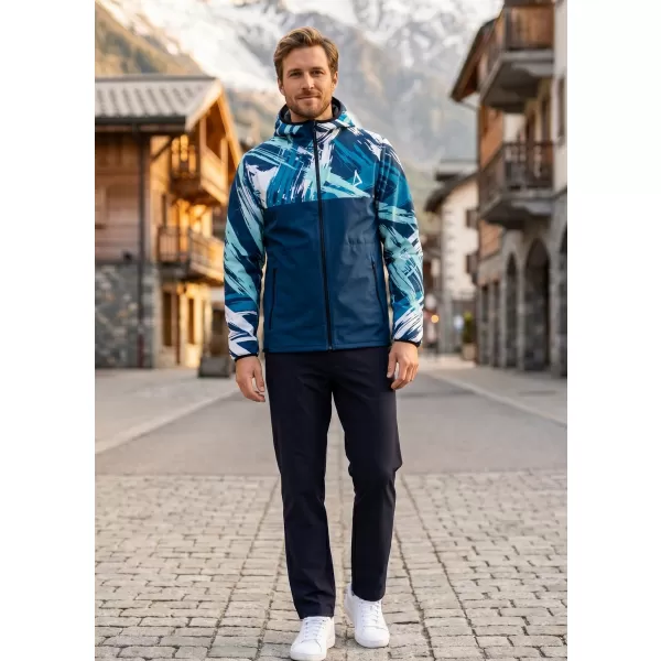  Férfi prémium softshell kabát ALTISPORT VOJ/ALM039JACK01 SÖTÉTKÉK 