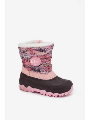 Gyermek téli cipő LEE COOPER LCJ-25-10-3770 RÓZSASZÍN