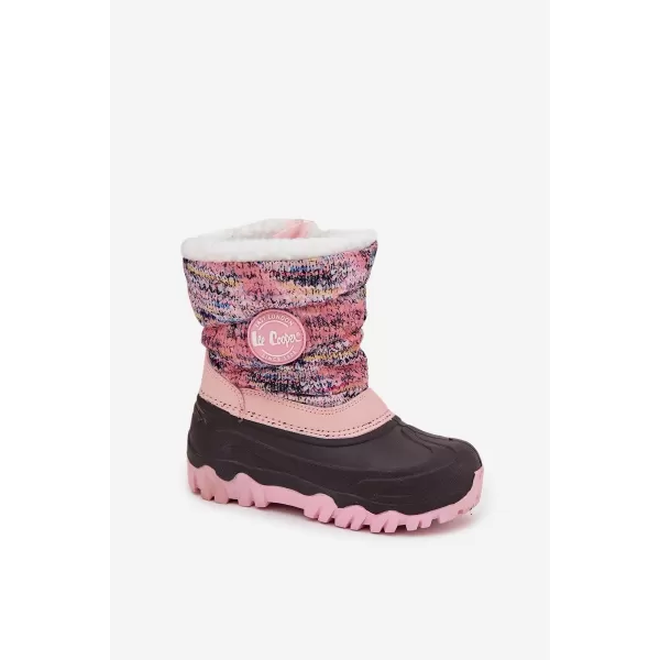  Gyermek téli cipő LEE COOPER LCJ-25-10-3770 RÓZSASZÍN 