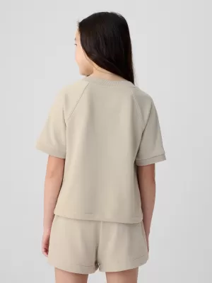 Gyermek póló GAP RAGLAN PULLOVER 427789-02 HOLDKŐ