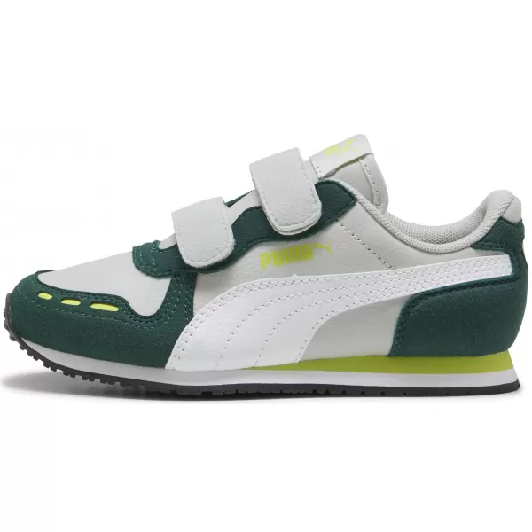  Gyerekcipők PUMA CABANA RACER SL 20 V PS 383730-19 VILÁGOSSZÜRKE/FEHÉR/SÖTÉT MIRTUSZ 