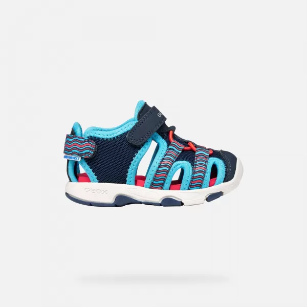  Fiú szandál GEOX SANDAL MULTY B650FA0CE14CF44D KÉK 