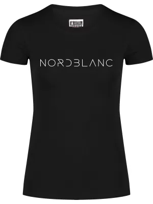 Női póló NORDBLANC GRASS NBSLT8169 FEKETE